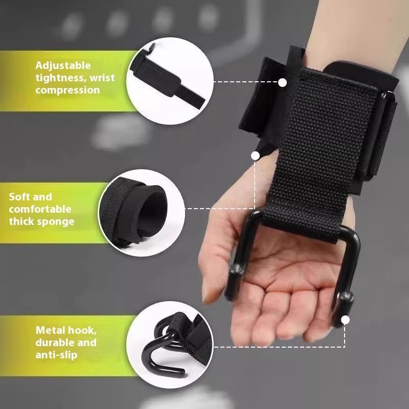 Pull - up Grip Hook Monkey Bars Wrist Guard Sports Fitness Anti - off Hand Aid