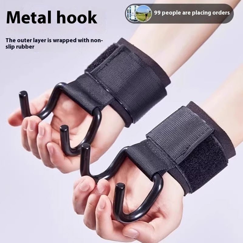 Pull - up Grip Hook Monkey Bars Wrist Guard Sports Fitness Anti - off Hand Aid